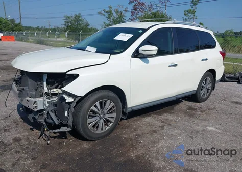 2017 Nissan Pathfinder Sv из США, поврежденный, VIN 5N1DR2MN9HC630789
